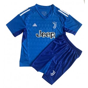 Juventus Goalkeeper Replica Home Stadium Kit for Kids 2023-24 Short Sleeve (+ pants)